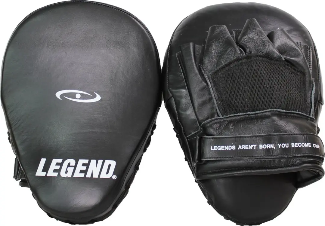 Legend Lederen Pro Speed Focus Mitts - One Size - Zwart