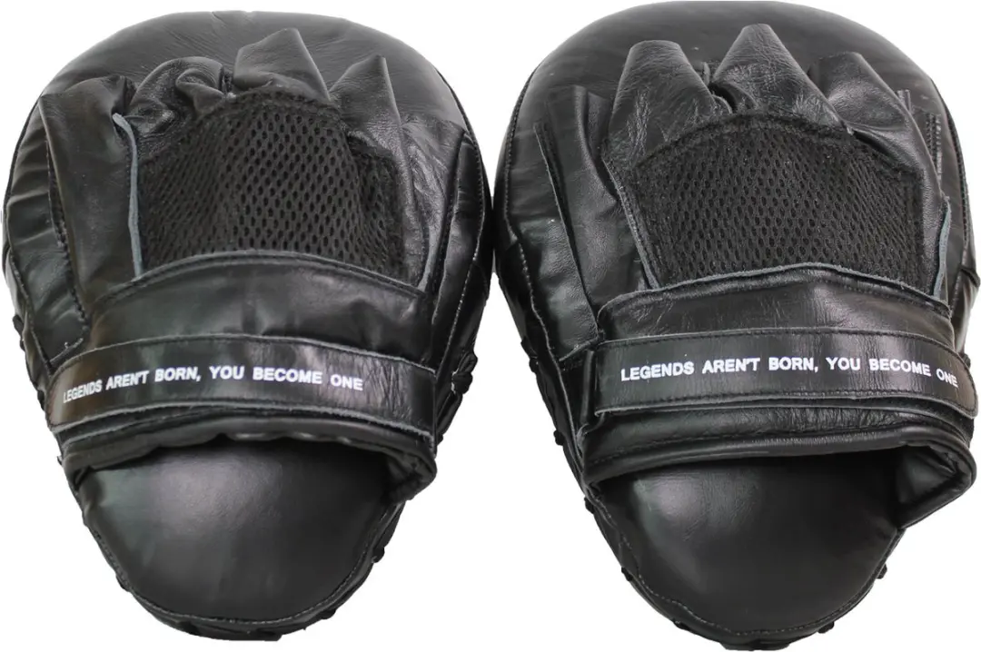 Legend Lederen Pro Speed Focus Mitts - One Size - Zwart