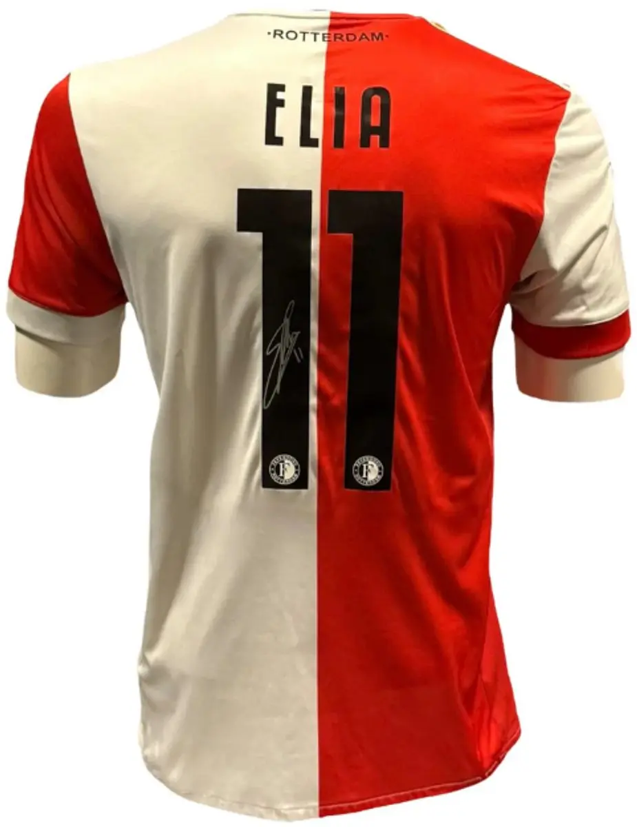 Feyenoord Eljero Elia Gesigneerd Thuis Shirt 17/18