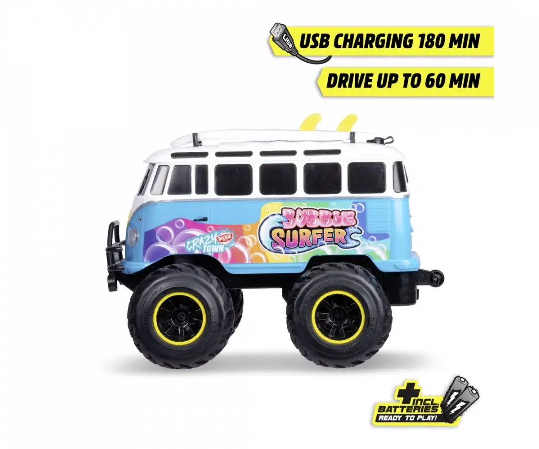 Dickie RC Volkswagen T1 Bubble Bus RTR 1:20 - Multi Color