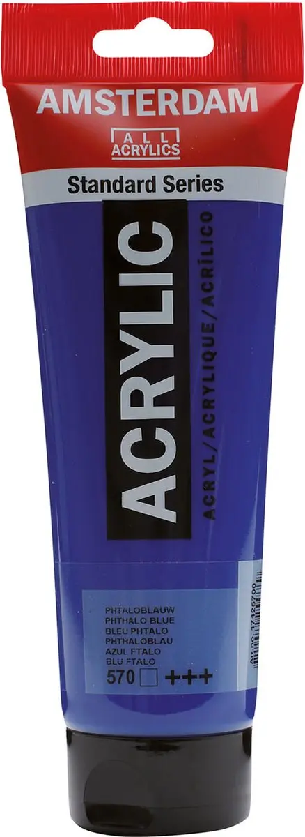 Amsterdam Standard Acrylverf 120ml - Phtaloblauw 570 - afbeelding 6 van 6