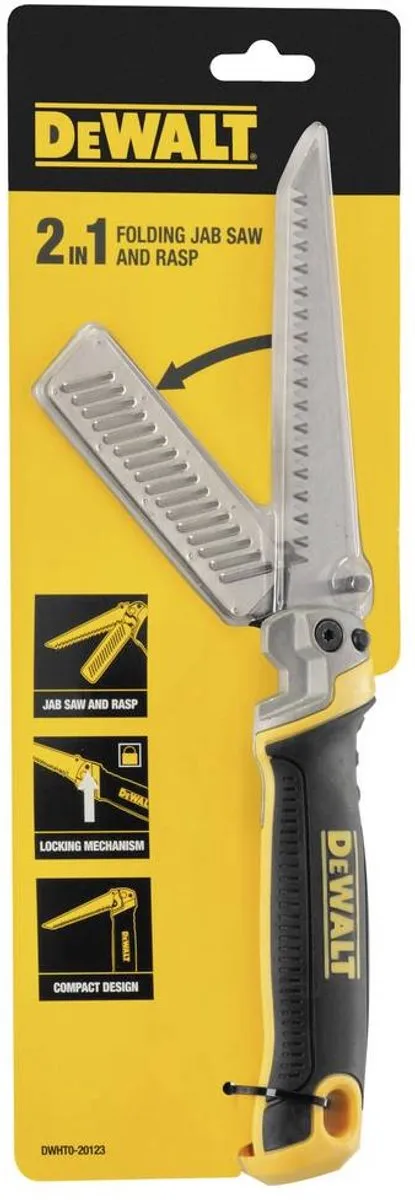 DeWalt DWHT0-20123 Vouwbare Schrobzaag 100mm - Gips