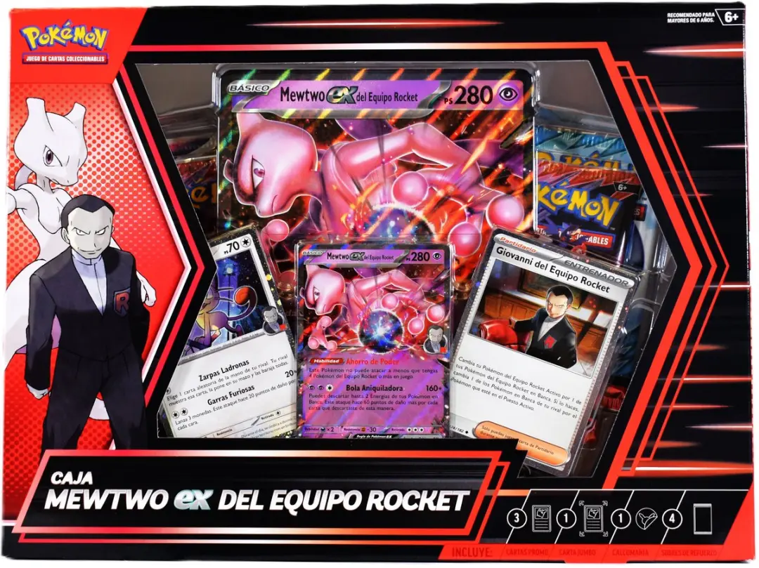 Pokémon TCG Team Rocket’s Mewtwo ex Box