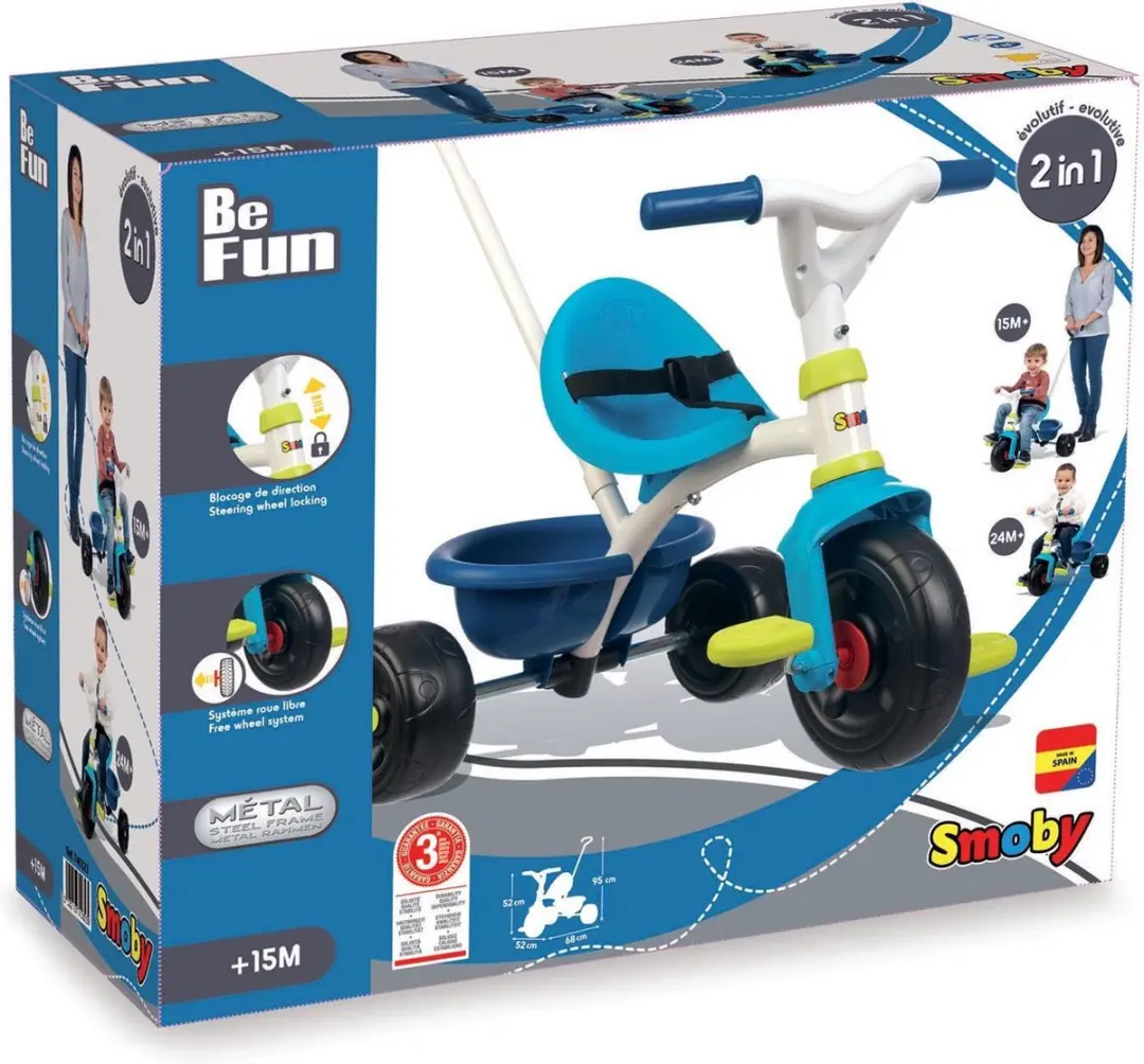 Smoby Be Fun Driewieler