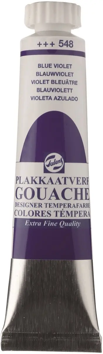 Talens Gouache Extra Fine Plakkaatverf 548 Blauwviolet 20ml