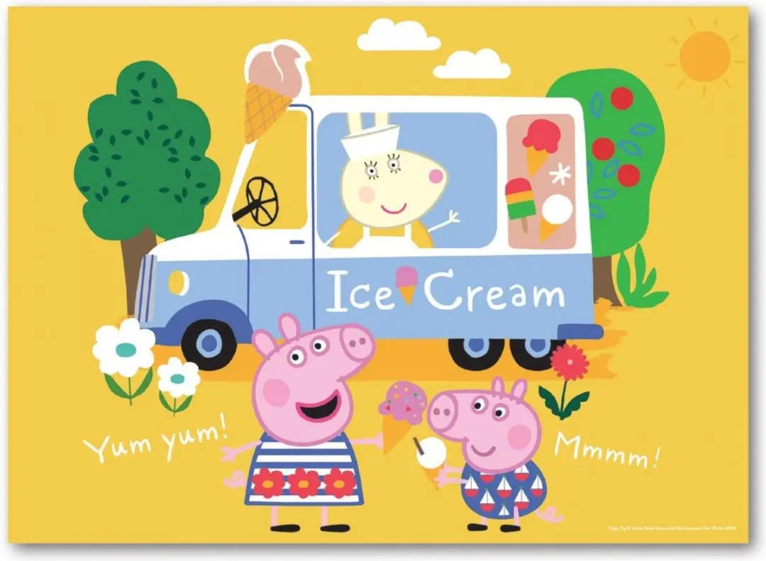 Peppa Pig Puzzel - 50 Stukjes - Ice Cream