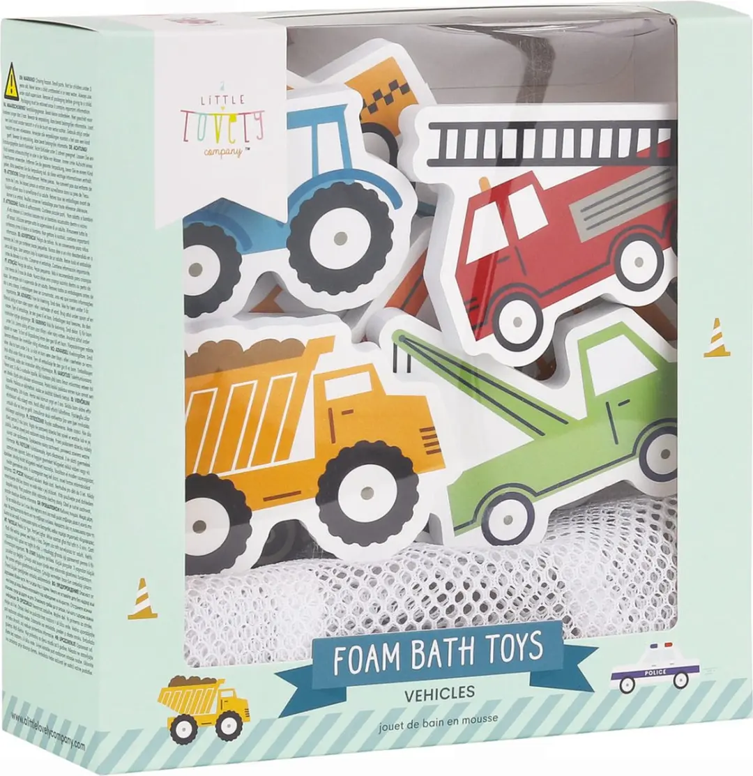 A Little Lovely Company Foam Badspeelgoed Voertuigen BTFOVE17