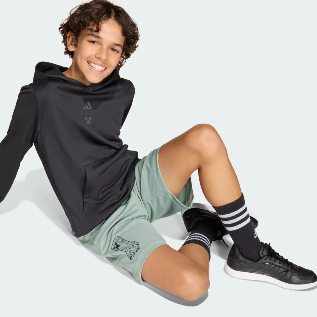 Adidas Minecraft Training Short KD0986 - 128 - Groen