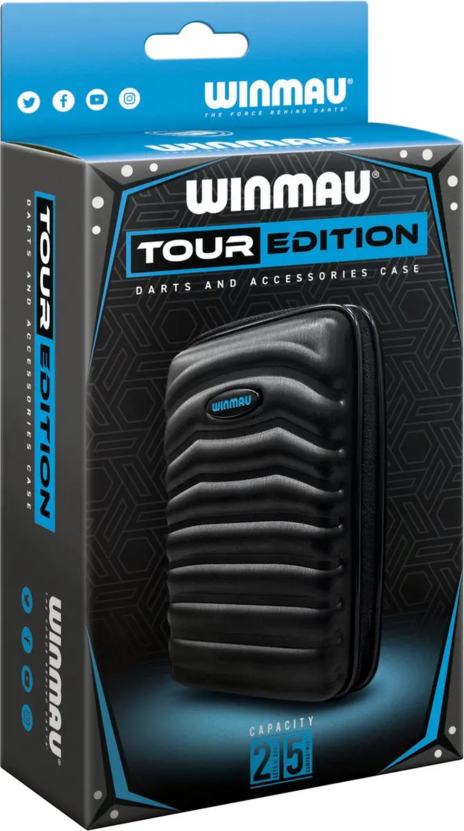 Winmau Tour Edition Darts Case - Zwart