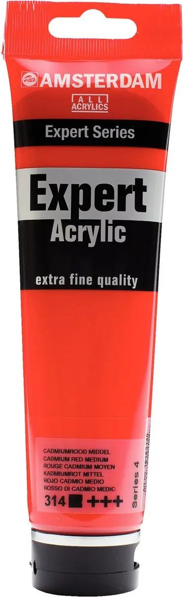 Amsterdam Acrylverf Cadmiumrood Middel 150ml
