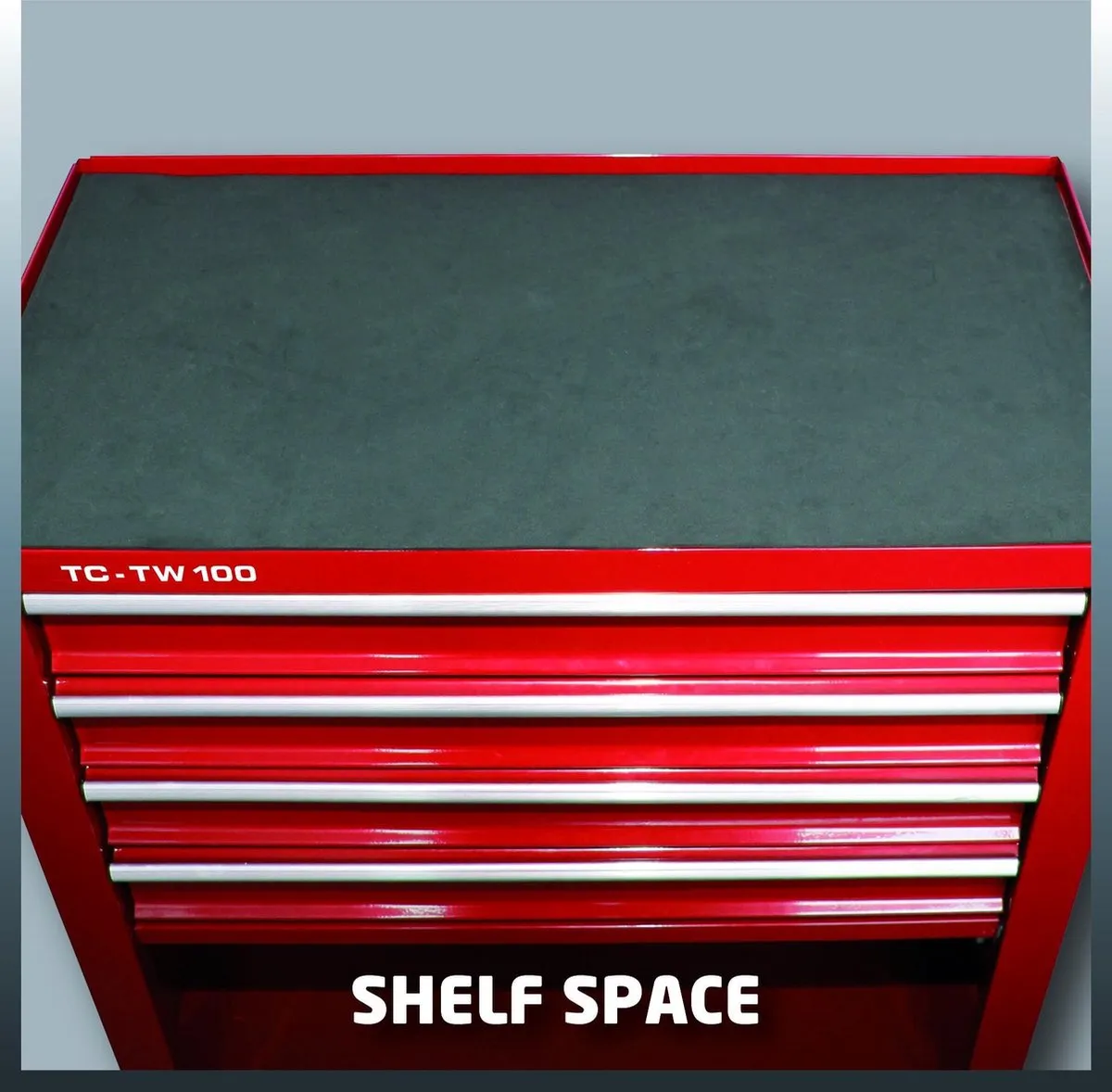 Einhell TC-TW 100 Werkplaatswagen - 5 Lades - Rood