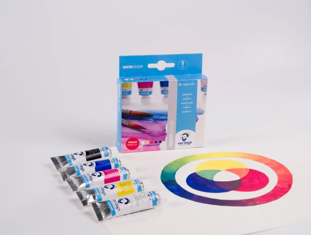 Van Gogh Aquarelverf Primaire Mengset - 5 Kleuren - 50ml