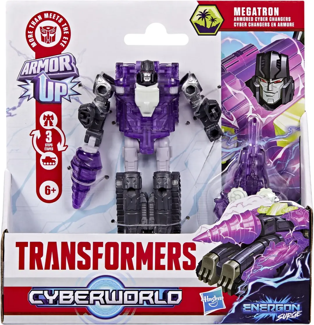 Hasbro Transformers Cyberworld Armored Cyber Changers Megatron G2168 - Multicolor