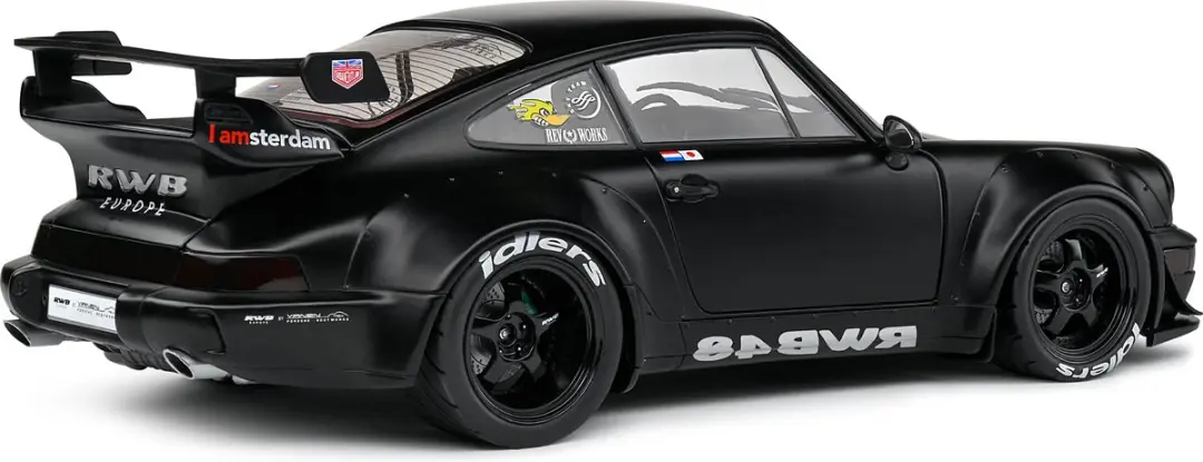 Porsche RWB Darth Vader 2022 Solido 1:18 - Zwart