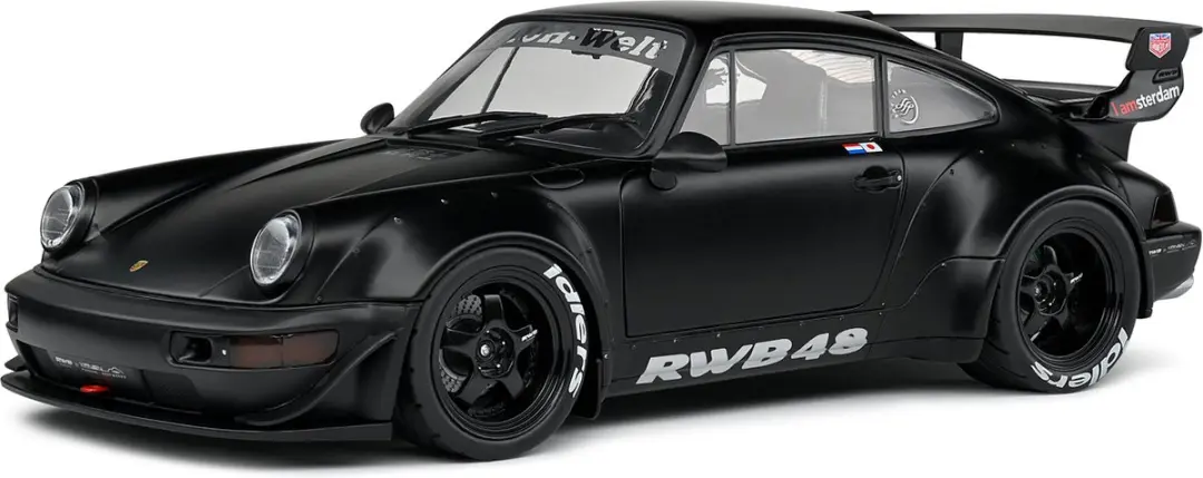 Porsche RWB Darth Vader 2022 Solido 1:18 - Zwart