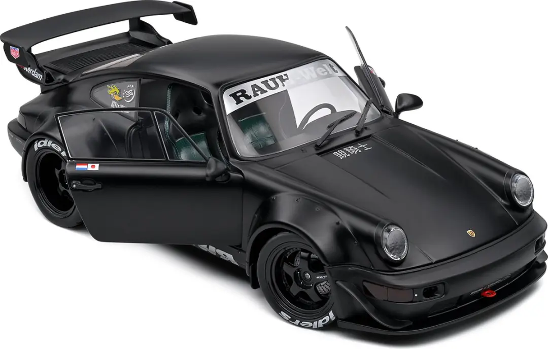 Porsche RWB Darth Vader 2022 Solido 1:18 - Zwart