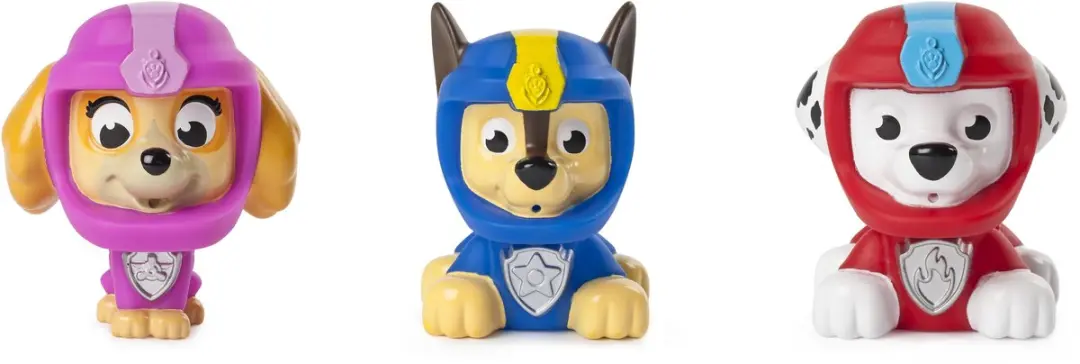 PAW Patrol Marshall Chase Skye Badspeelgoed - 3 Waterspuiters