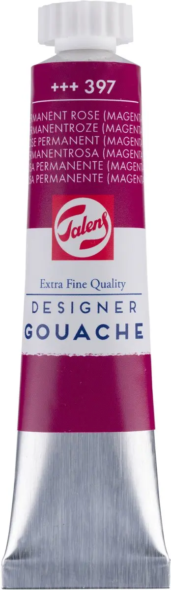 Talens Plakkaatverf Permanent Rose Gouache 20ml