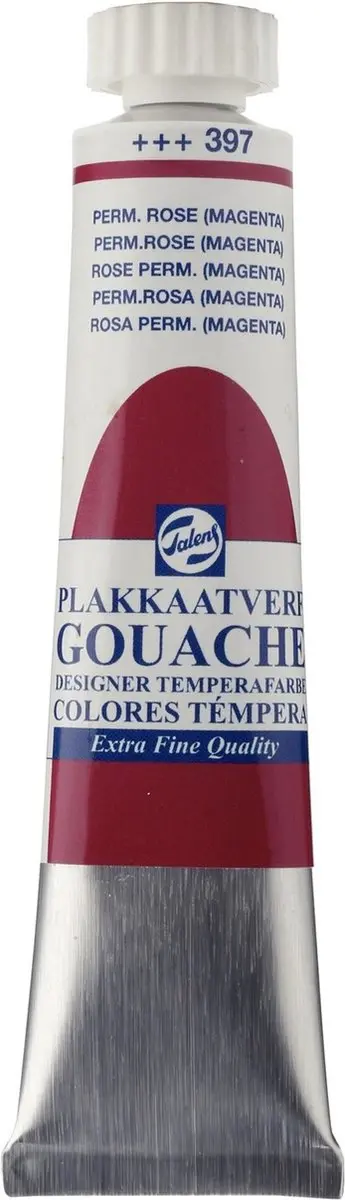 Talens Plakkaatverf Permanent Rose Gouache 20ml