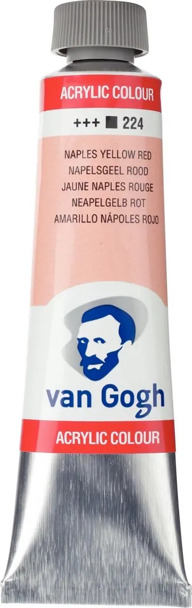 Van Gogh Acrylverf 224 Napelsgeel Rood 40ml