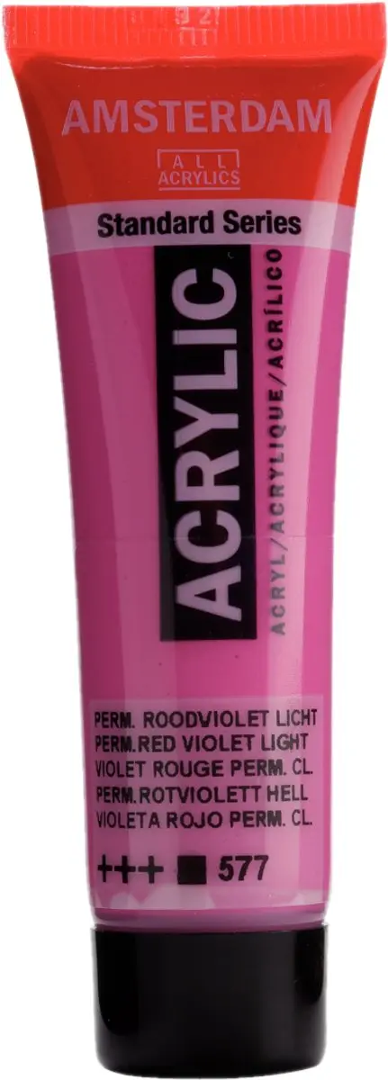 Royal Talens Amsterdam Acryl 577 Permanent Rood Violet Licht 20ml