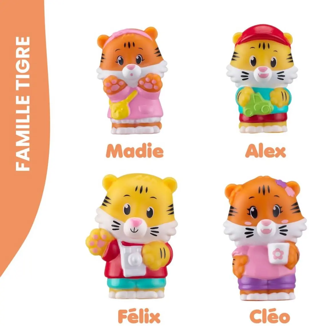 Klorofil Speelset Familie "Tiger" 4-delig