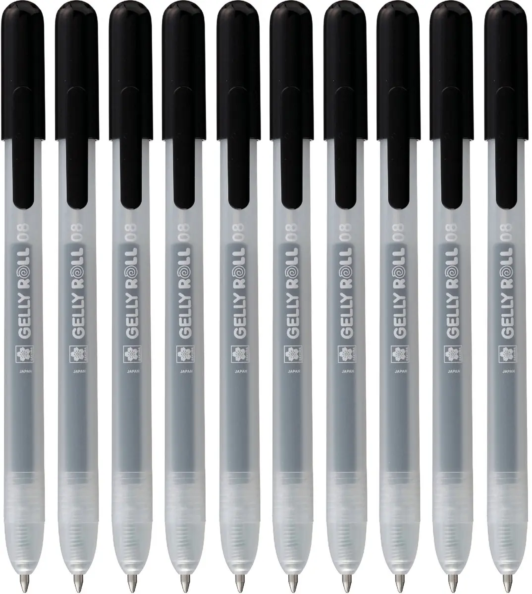 Sakura Gelly Roll Retractable Classic Set 10 - Zwart