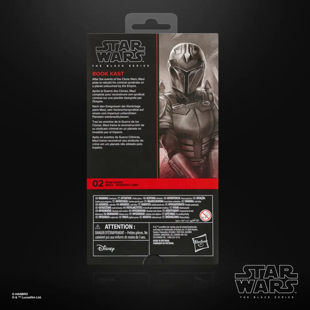 Star Wars The Black Series Maul - Shadow Lord Kast 15cm - afbeelding 6 van 6