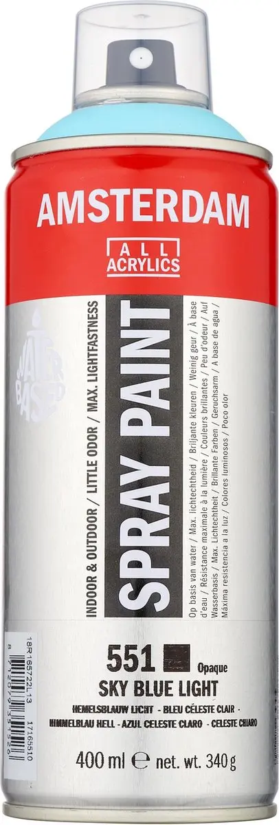 Amsterdam Spraypaint 551 Hemelsblauw Licht 400ml