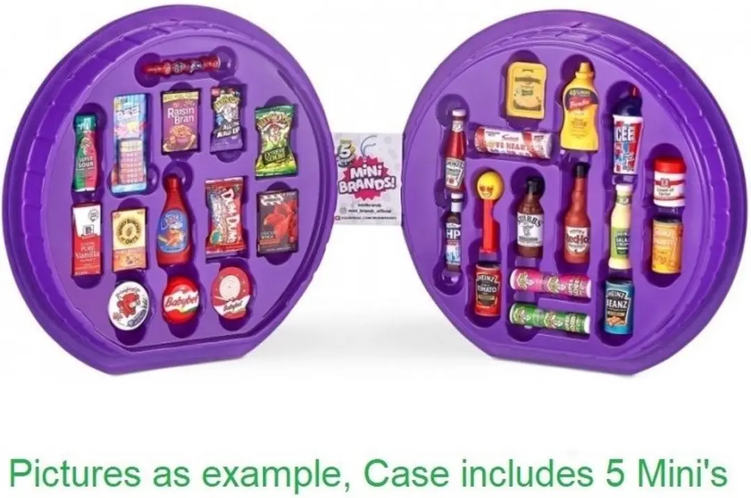 Zuru 5 Surprise Mini Brands Global Collectors Case Serie 1 - Paars