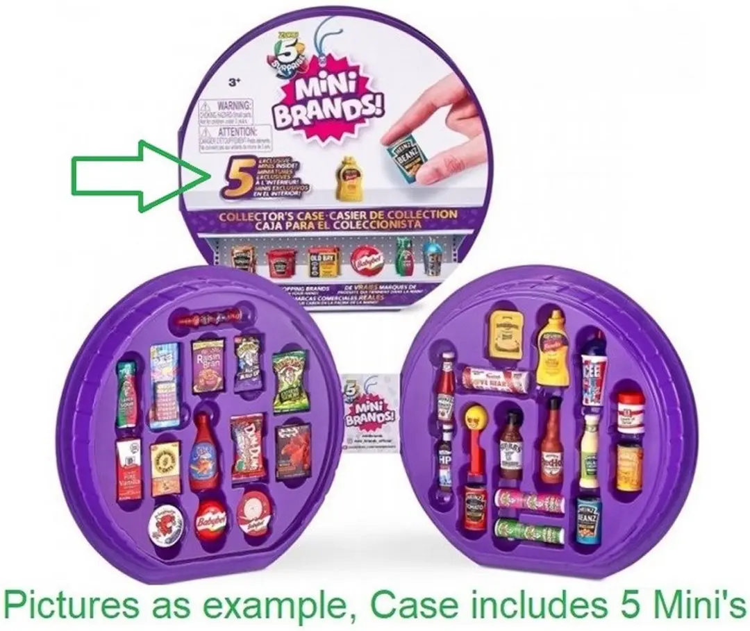 Zuru 5 Surprise Mini Brands Global Collectors Case Serie 1