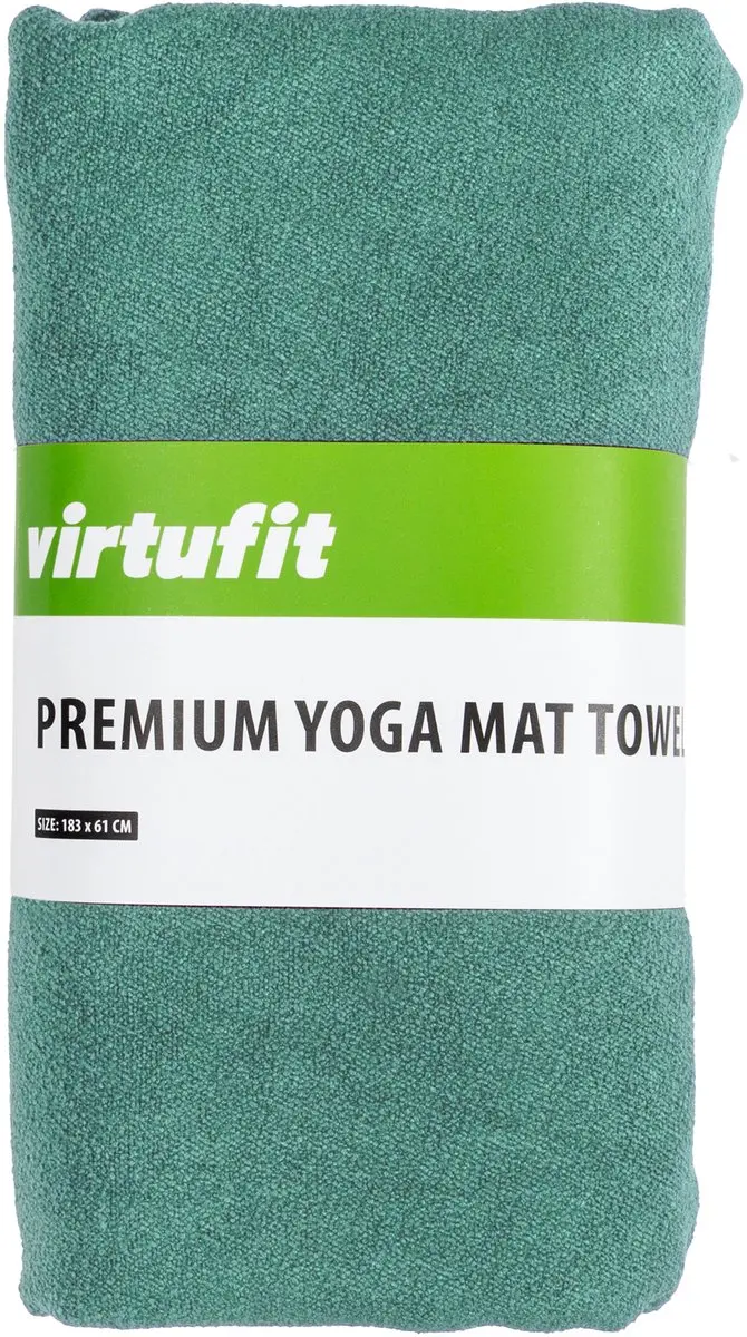 VirtuFit Premium Yogamat Handdoek 183x61cm - Ocean Green
