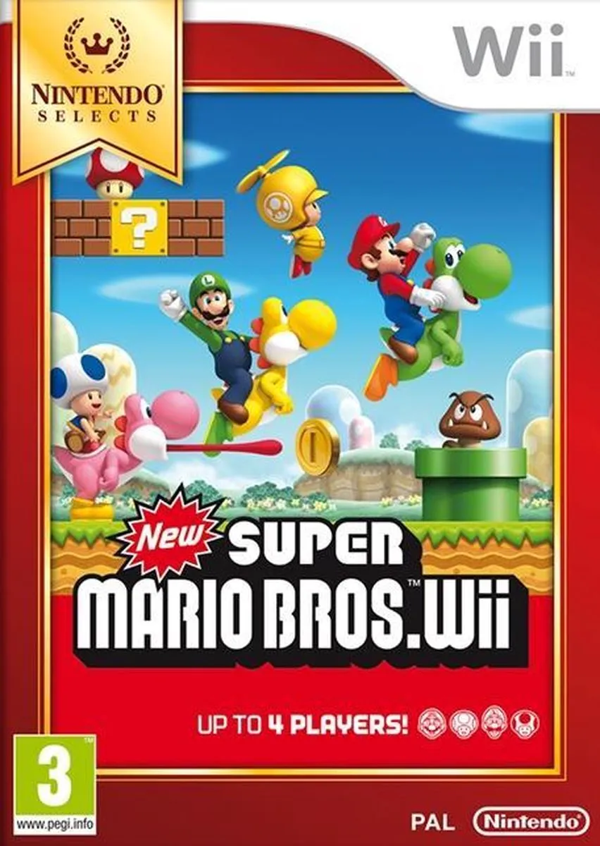 Nintendo New Super Mario Bros. Selects Wii - 4 Spelers