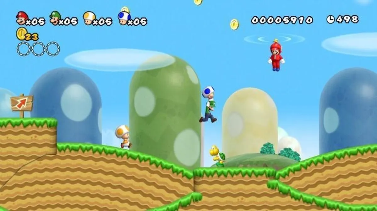 Nintendo New Super Mario Bros. Selects Wii - 4 Spelers