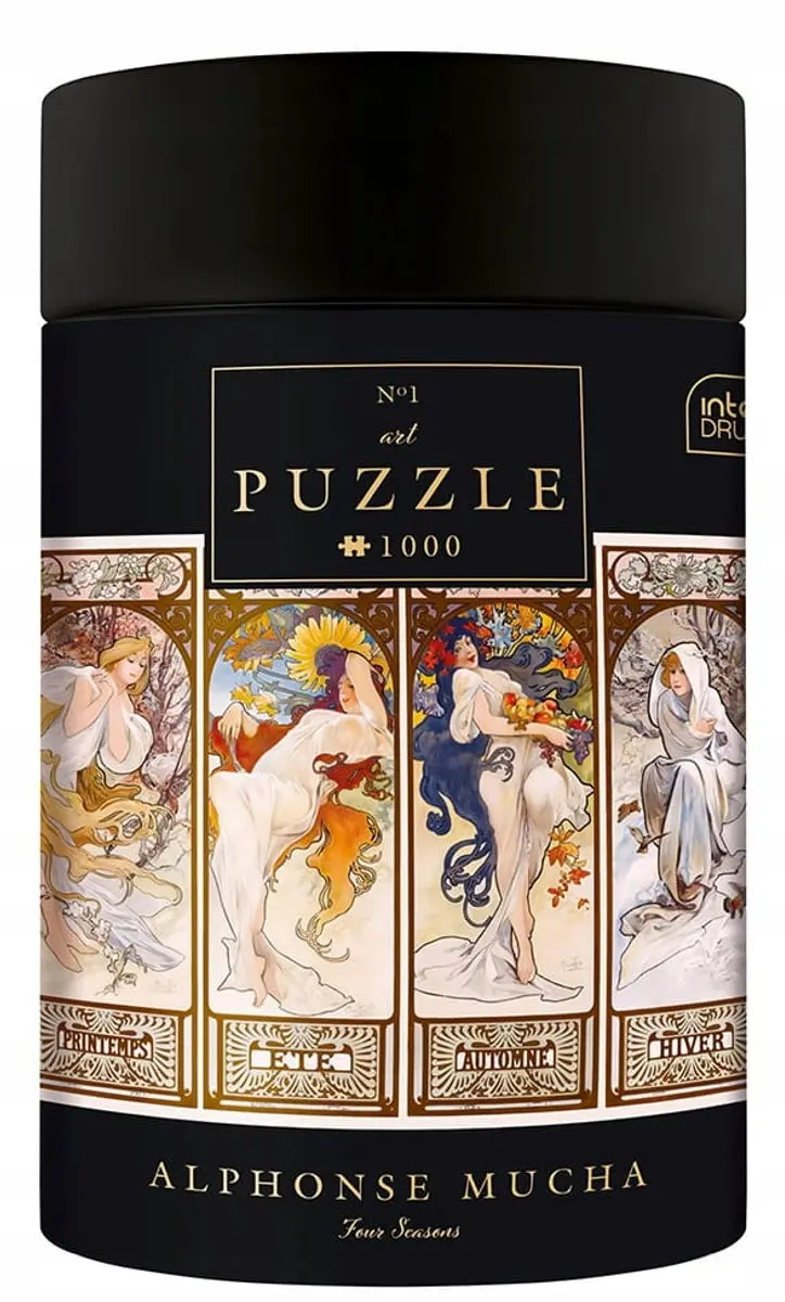 Geronimo Games Interdruk Puzzel Alfons Mucha 'Vier Seizoenen' 1000 Stukjes