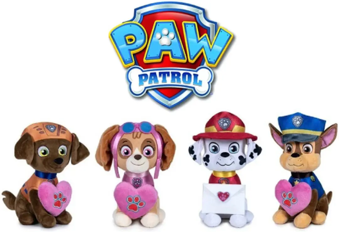 PAW Patrol Chase Pluche Hond 20cm - Blauw