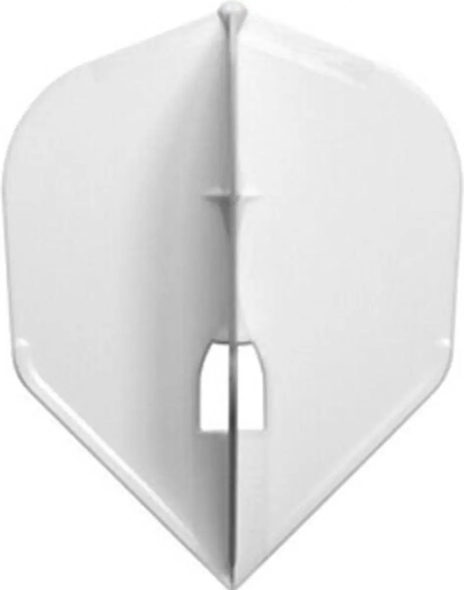 L-Style Champagne Flight L3 Shape Witte Dartvluchten - 3 Stuks