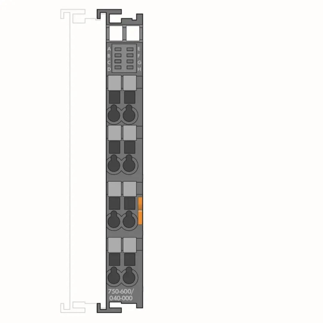 WAGO PLC-eindmodule 750-600/040-000