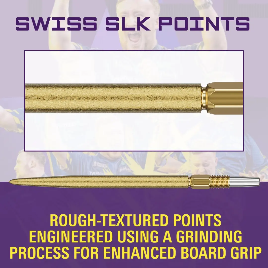Target Swiss Points SLK Gold Luke Littler 42mm - Goud
