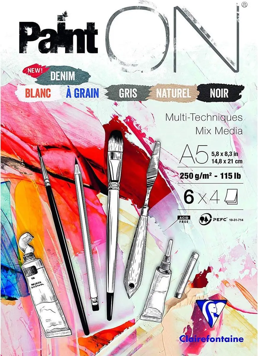 Clairefontaine Paint-ON A5 Blok