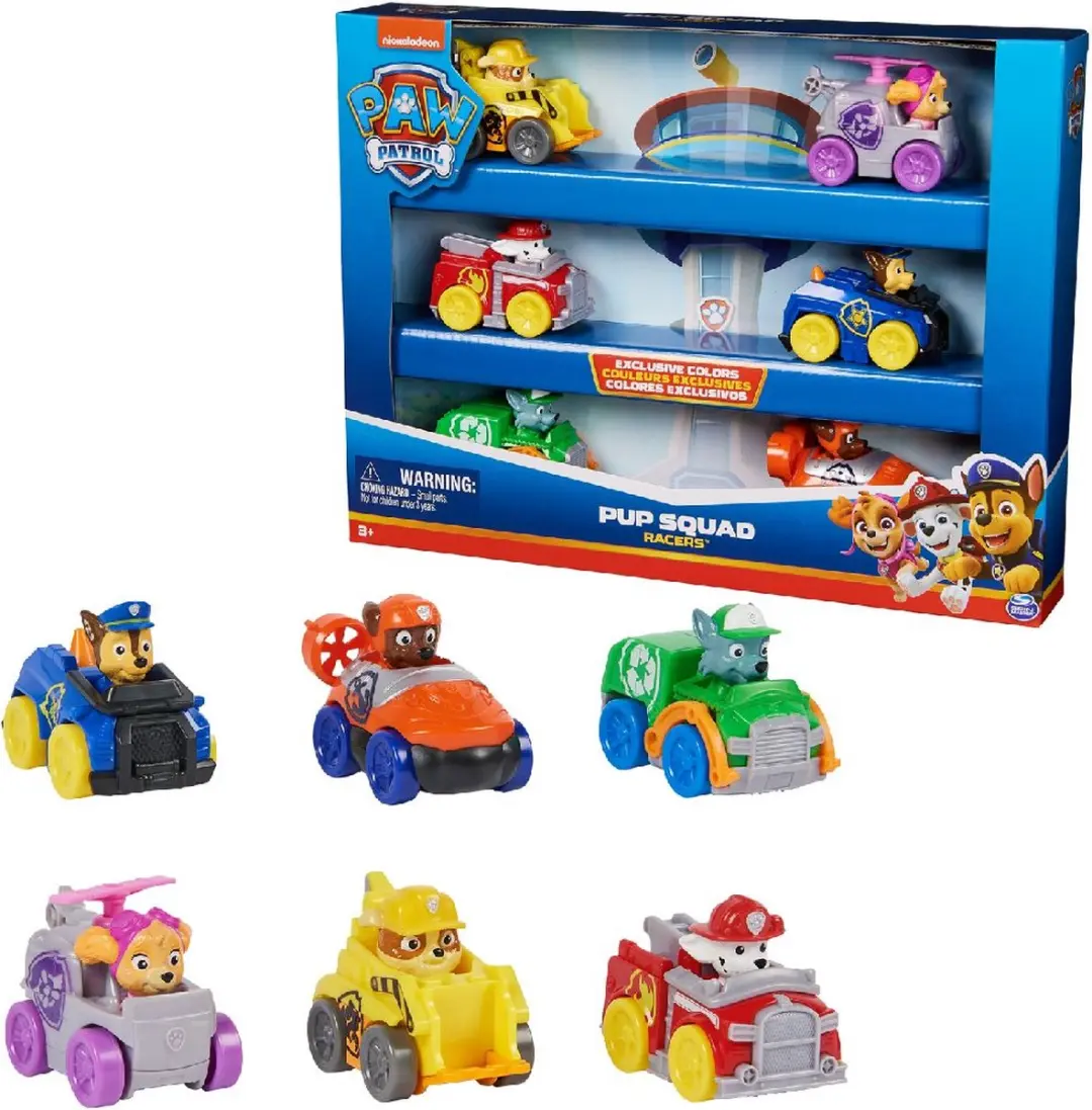 PAW Patrol Pup Squad Racers 6070070 - Multicolor - afbeelding 6 van 6