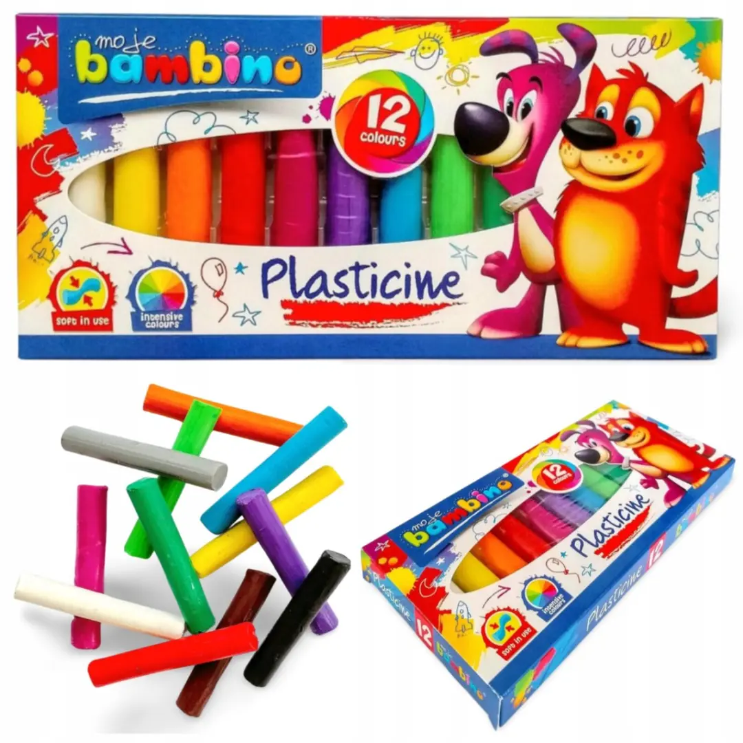 Bambino School Klei Multicolor