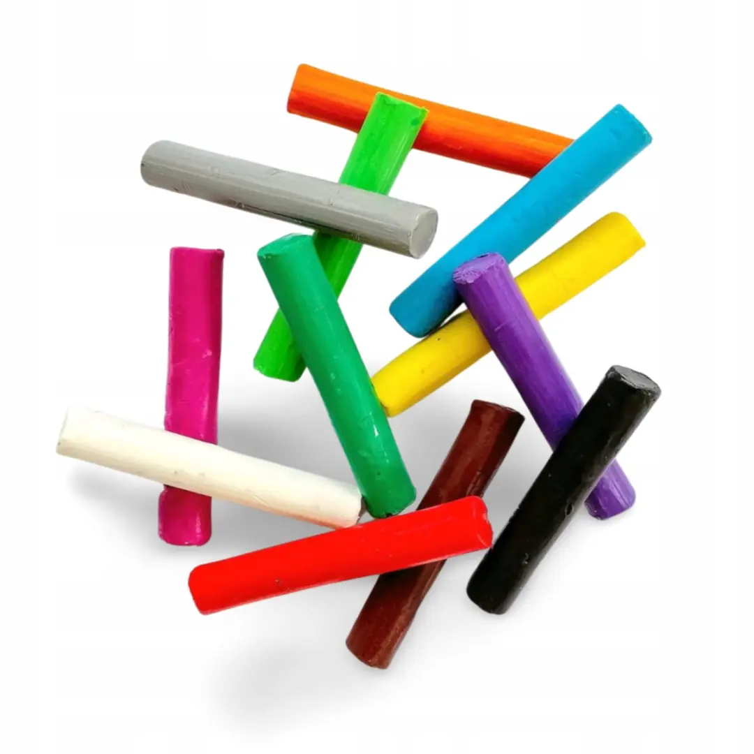 Bambino School Klei Multicolor - 12 Stuks