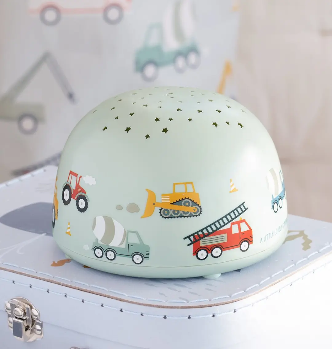 A Little Lovely Company Sterrenprojector Voertuigen Lamp - 3x AAA