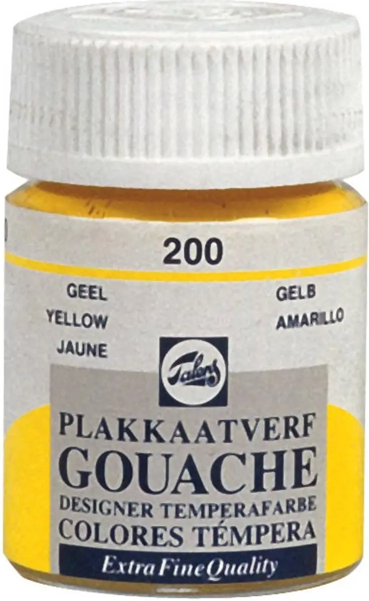 Talens Plakkaatverf Extra Fijn Geel 200 - 16ml