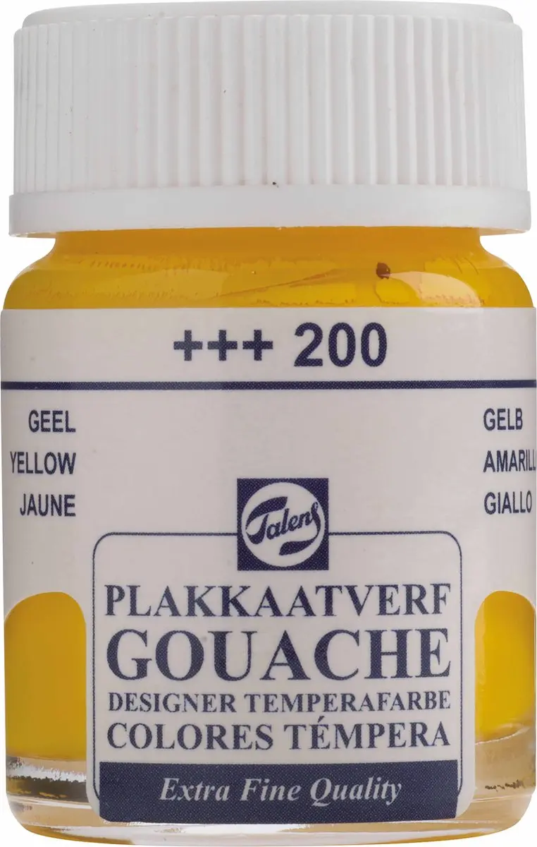Talens Plakkaatverf Extra Fijn Geel 200