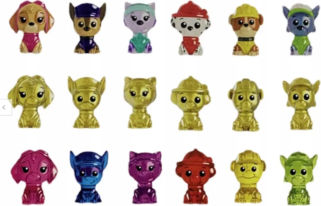 PAW Patrol Bops And Tops Figuren - 5 Stuks Blauw