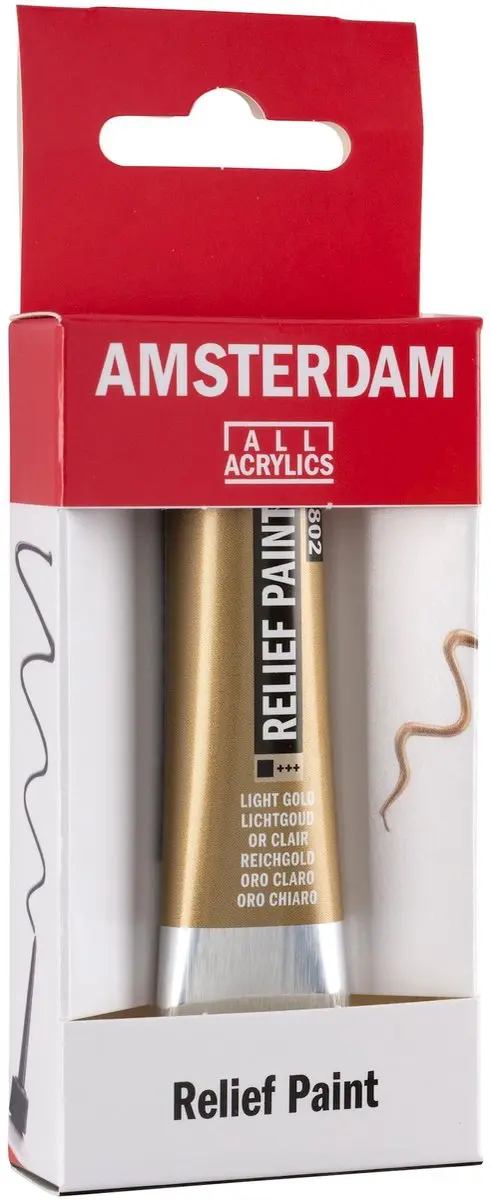 Talens Relief Paint Lichtgoud 20ml
