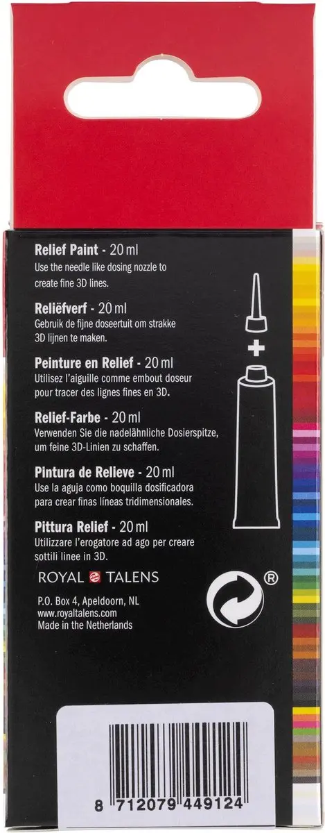Talens Relief Paint Lichtgoud 20ml
