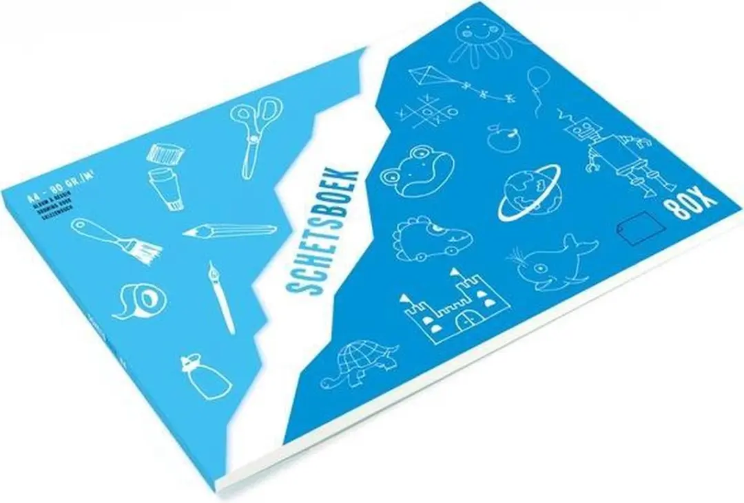 Kangaro K-5918107 Schetsboek A4 80 Vel 80 Gram
